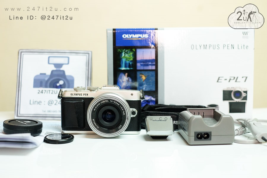กล้อง Olympus E-PL7 + เลนส์ 14-42mm สี Silver
