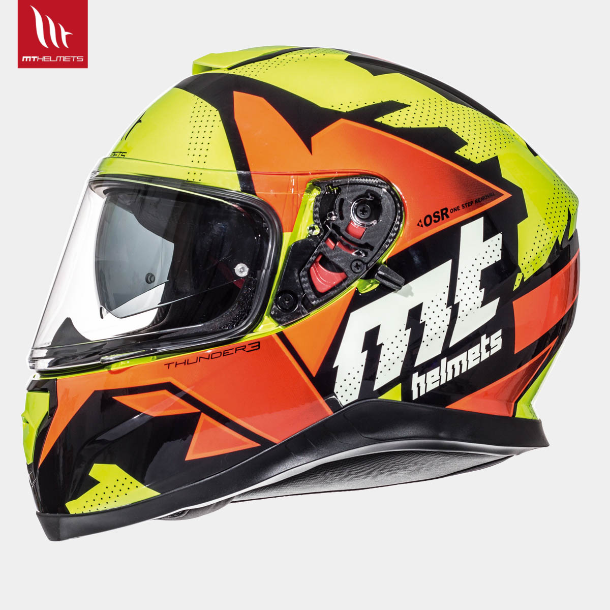 MT Thunder 3 SV Torn Gloss Fluor Yellow Fluor Orange