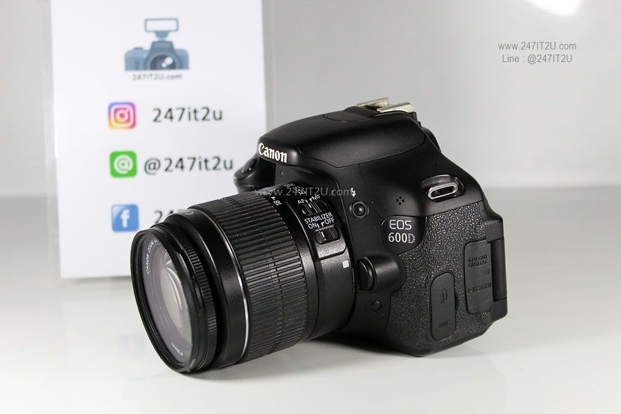 กล้อง Canon 600D +เลนส์ 18-55mm is II
