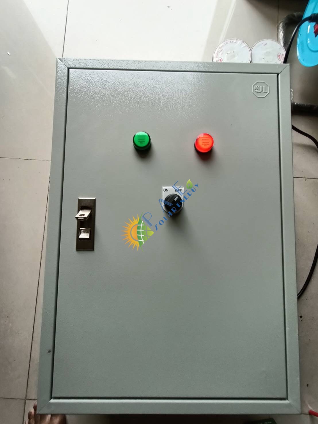 Set ตู้ Hybrid ปั้มน้ำ 5Hp 3P 220V สามารถใช้ทั้ง ไฟบ้านและโซลาร์เซลล์