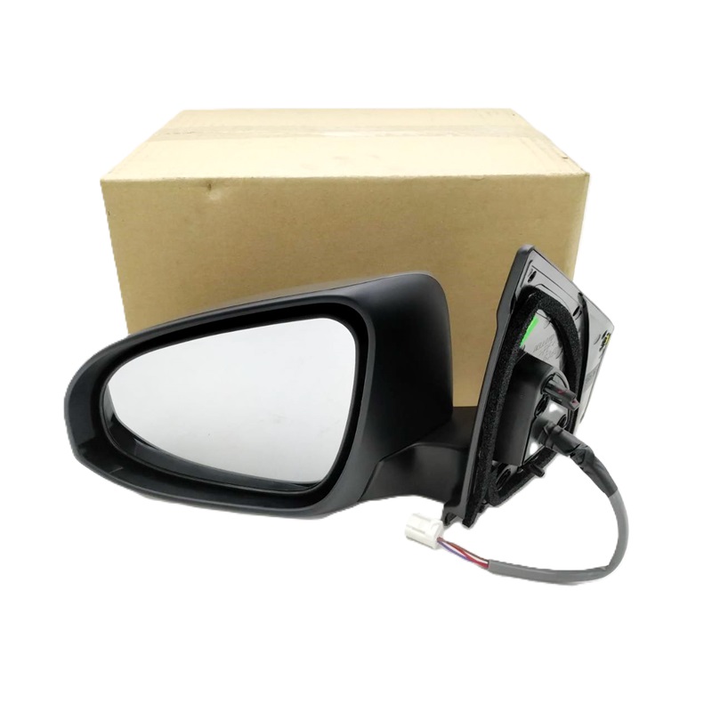 กระจกมองข้าง TOYOTA VIOS(วีออส) Gen3 รุ่นปรับไฟฟ้า 3สาย สีดำ(งานไม่ทำสี) ปี2013-2022 -ราคาต่อข้าง-