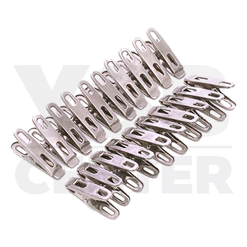 CASSA คลิปหนีบ คลิปหนีบผ้า คลิปหนีบแสตนเลส SET 5 แพ็ค (100ตัว) รุ่น CB0058-5X1.2X1.7-100