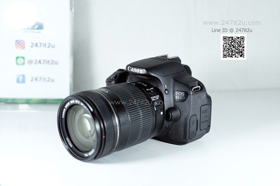 กล้อง Canon 650D พร้อมเลนส์ 18-135mm สภาพดี