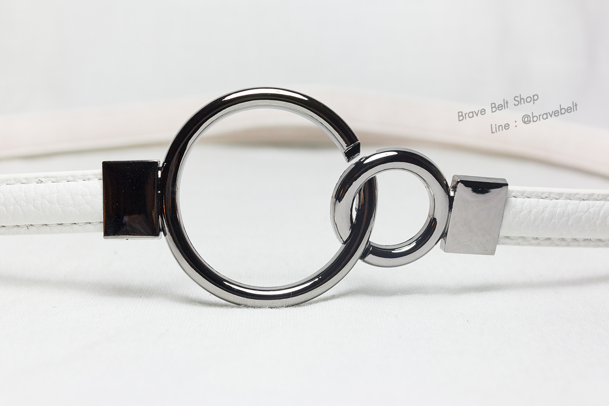 เข็มขัดปรับสาย ผิวหยาบหัวกลมคล้องกัน