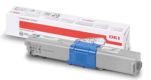 ตลับหมึกโทนเนอร์ สีฟ้า OKI 44973547 TN C301-C Cyan