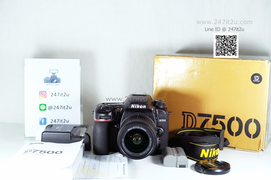 Nikon D7500 + เลนส์ 18-55mm ยกกล่อง