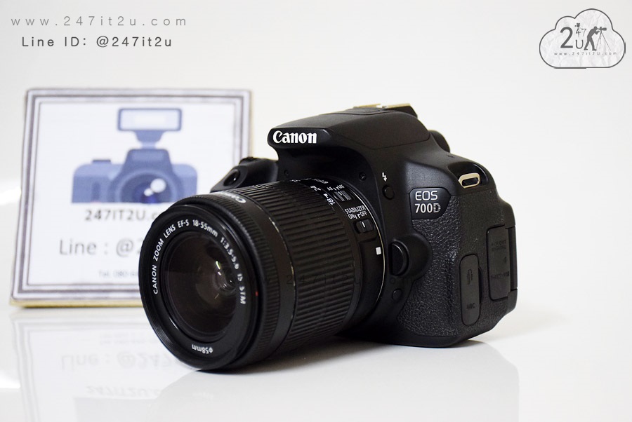 กล้อง Canon 700D +เลนส์ 18-55 mm is STM