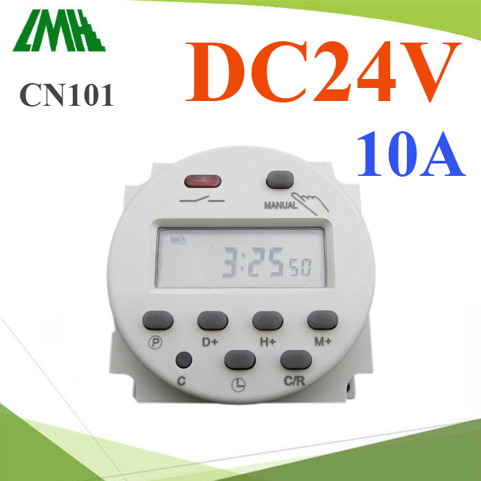 เครื่องตั้งเวลา แบบนาที Time Switch ตัดวงจรไฟ DC 24V 10A 17 โปรแกรม