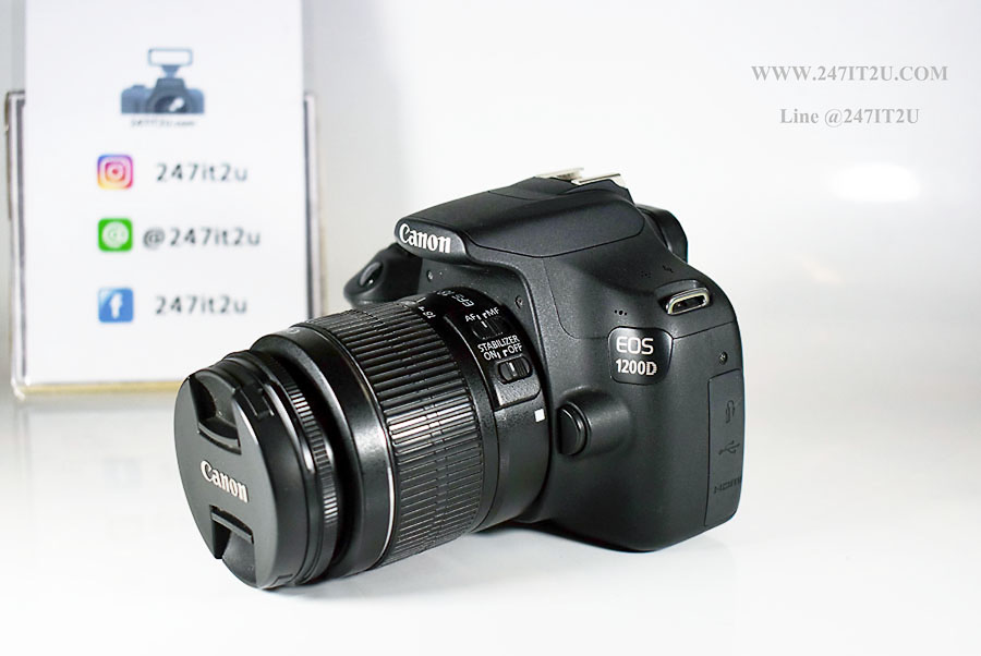 กล้อง Canon 1200D พร้อมเลนส์ 18-55mm is II เครื่องศูนย์
