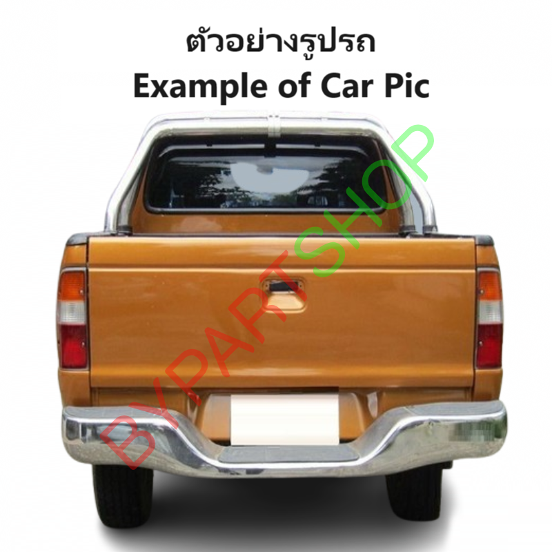 กันชนหน้า MAZDA FIGHTER(ไฟเตอร์) โฉมที่2 ตัวกลาง เหล็กดำ ปี1999-2002 (ต้องไปทำสีเอง)