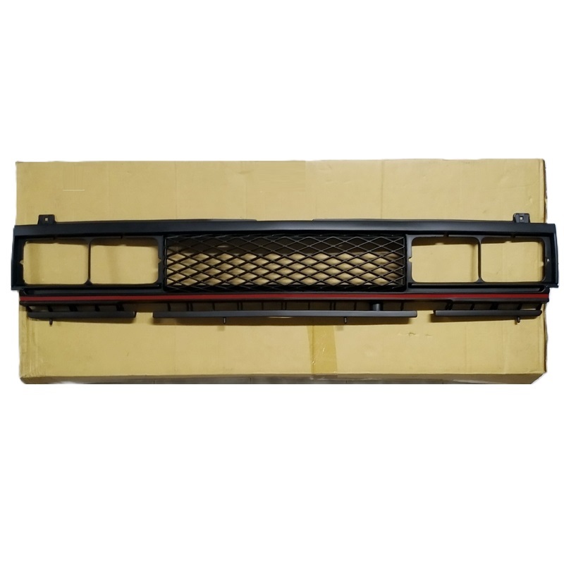 หน้ากระจัง DATSUN(ดัทสัน) 720PRO/SD23 สีดำ-คาดแดง ไม่มีโลโก้ ปี1980-1986 (รหัส:720 โปรดำ)