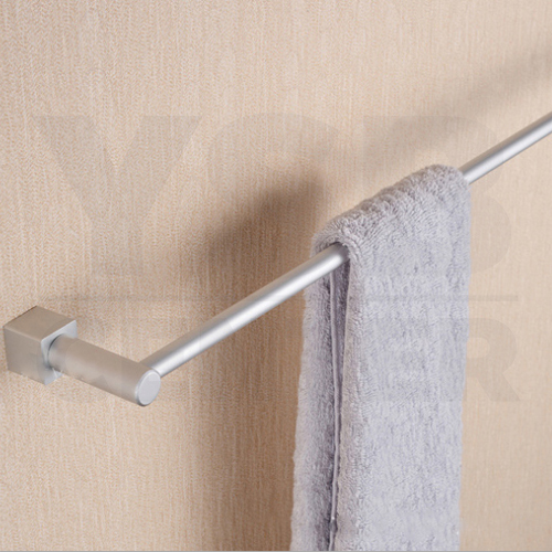 CASSA ราวแขวนผ้าอลูมีเนียม ในห้องน้ำ แบบเจาะผนัง ราวเดี่ยว รุ่นC1L046-ALM-8025-160