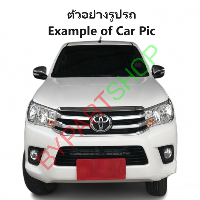 หน้ากระจัง TOYOTA REVO(รีโว่) โฉมแรก คิ้วชุบโครเมียม(ตามรูป) ไม่มีโลโก้ โฉมปี2015-2017 (รหัส:REVO'15 คิ้วชุบ)