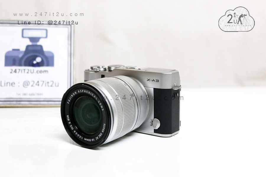 Fujifilm X-A3 พร้อมเลนส์ 16-50mm f3.5-5.6 สี silver