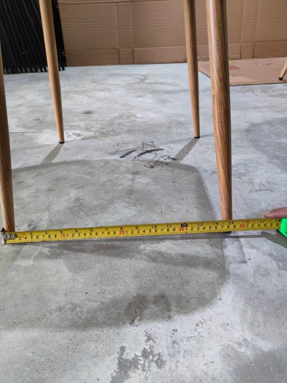 เก้าอี้เบาะผ้าเสริมฟองน้ำ โมเดิร์น รับแขก ขาโลหะหุ้มลายไม้ แข็งแรง YL195 - YL196