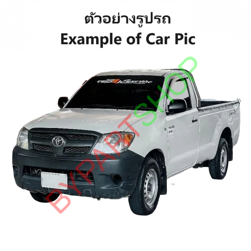 ฝาท้าย TOYOTA VIGO(วีโก้) รุ่นเปิดข้าง ตอนเดียว เหล็กดำ(หนาเทียบแท้ ไม่ทำสี) ปี2004-2010 -กรุณาเลือกแบบ-