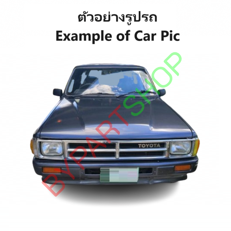 กระจกมองข้าง TOYOTA LN50/LN56/LN65(ฮีโร่) รุ่นปรับมือ สีดำ ปี1984-1989 -ราคาต่อข้าง-