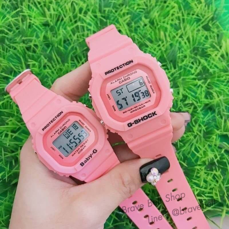 G Shock GMW-B5000 หน้ายักษ์ชมพู Topmirror