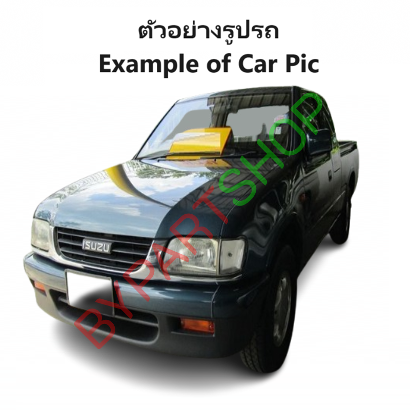 กระจกมองข้าง ISUZU TFR/DRAGON(ดราก้อน) โฉมที่1 ตอนเดียว/แคป เหลี่ยมเล็ก รุ่นปรับมือ สีดำ ปี1997-1998 (รหัส:NEW TFR) -ราคาต่อข้าง-
