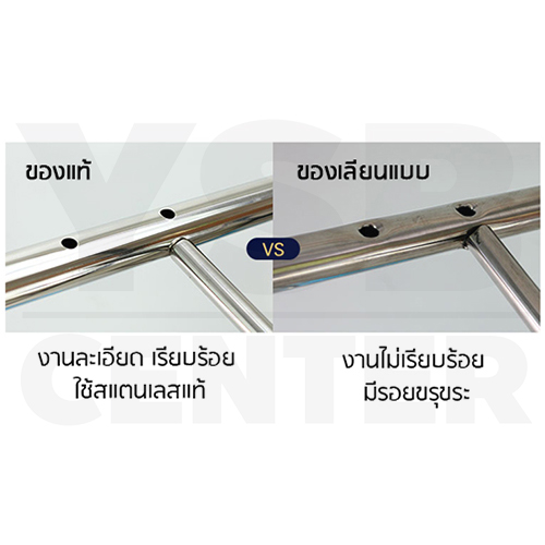 ชั้นวางของสแตนเลส 201 อเนกประสงค์ในห้องครัว 4ชั้น (มีล้อเปลี่ยน) รุ่น CB0042-SS201-L460