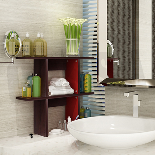 CASSA ชั้นวางของ ชั้นวางหนังสือ ชั้นวางอเนกประสงค์ ขนาด110cm.(สีลายไม้เข้ม) รุ่น F06-B110CM