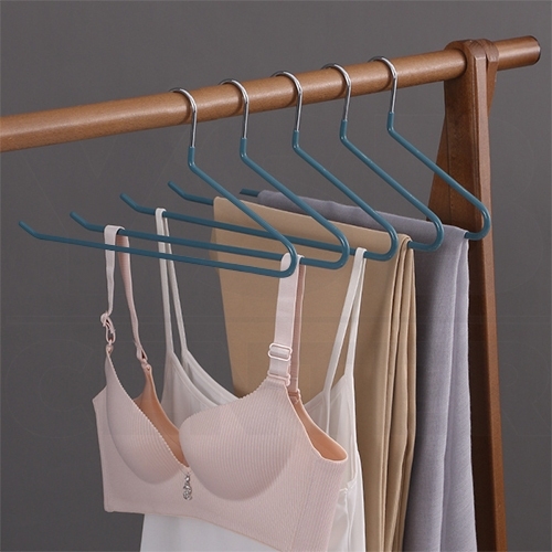 ไม้แขวน ไม้แขวนกางเกง ไม้แขวนผ้าขนหนู ไม่เป็นรอย ไม่เป็นสนิม แพค 5 ชิ้น