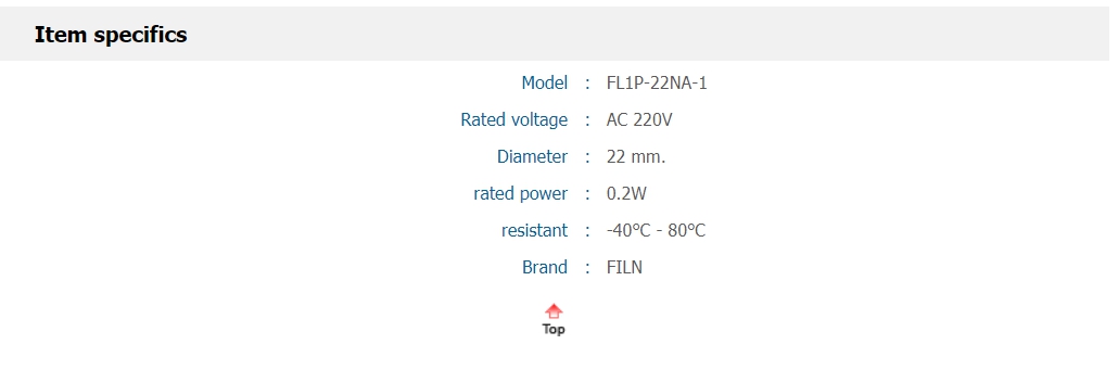 ไพลอตแลมป์ 5 สี ขนาด 22 mm. AC 220V ไฟตู้คอนโทรล LED