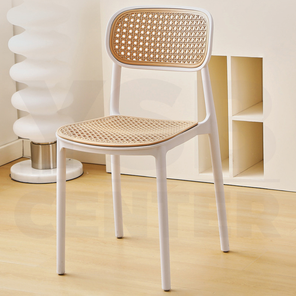 เก้าอี้พลาสติก หวายเทียม ร้านกาแฟ ร้านอาหาร สไตล์โมเดิร์น YL0240 - YL0243