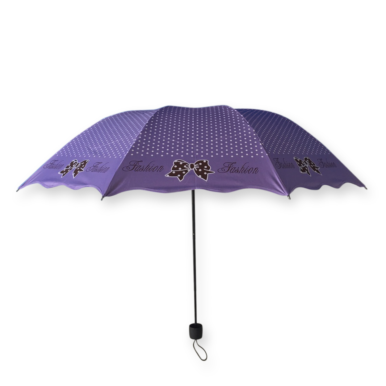 ร่มโค้งแฟชั่น ยูวีดำ รหัส8033