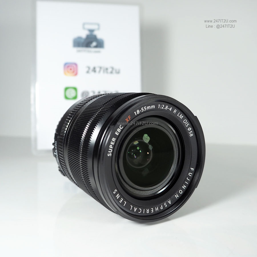 ขายเลนส์ Fujinon XF 18-55mm f2.8-4 R LM OIS สีดำ