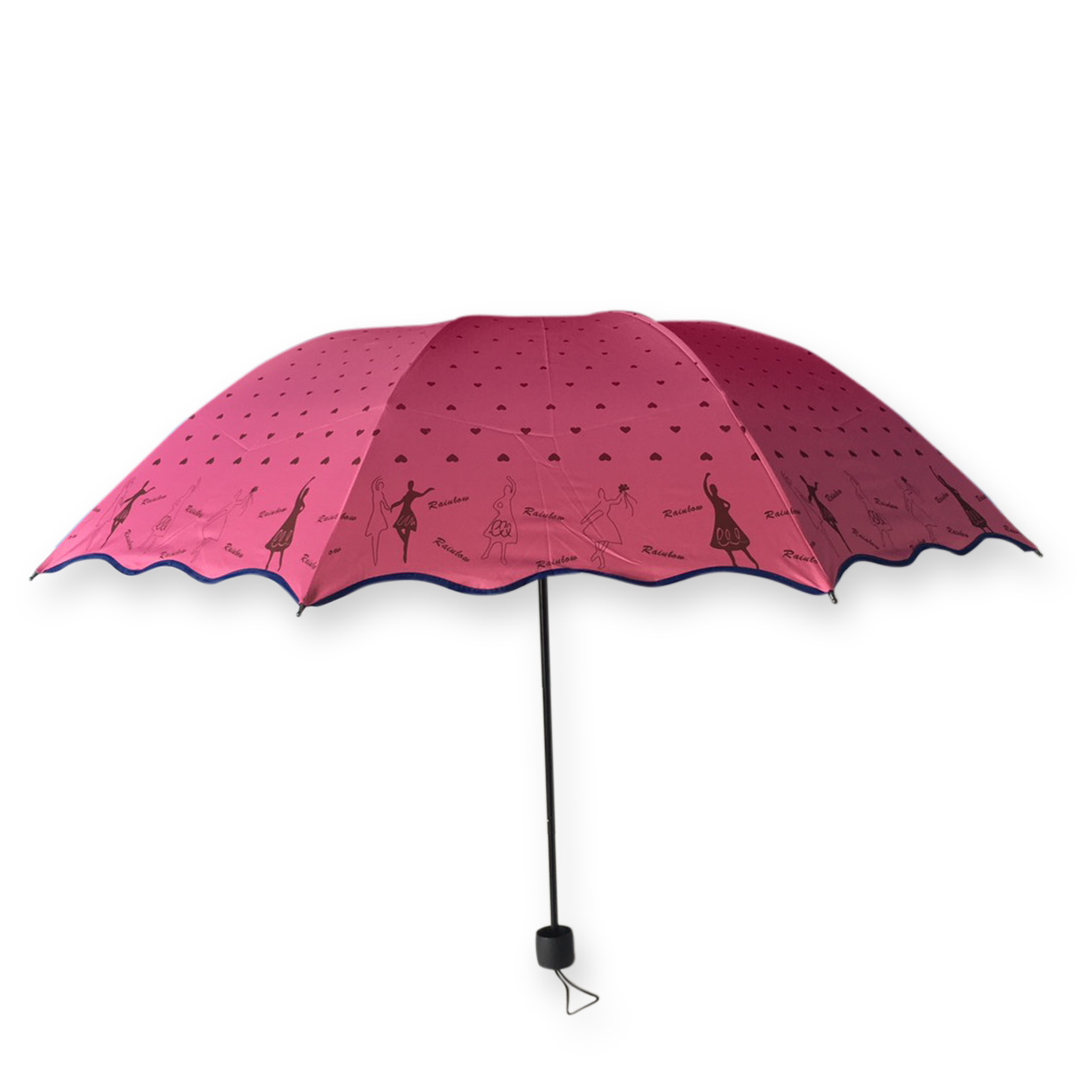 ร่มโค้งแฟชั่น ยูวีดำ รหัส 8036