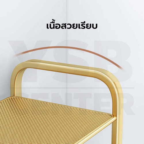 ชั้นวางรองเท้า แสตนเลสหนา ชั้นวางสแตนเลสท่อแบบเหลี่ยม CB0204 - CB0207