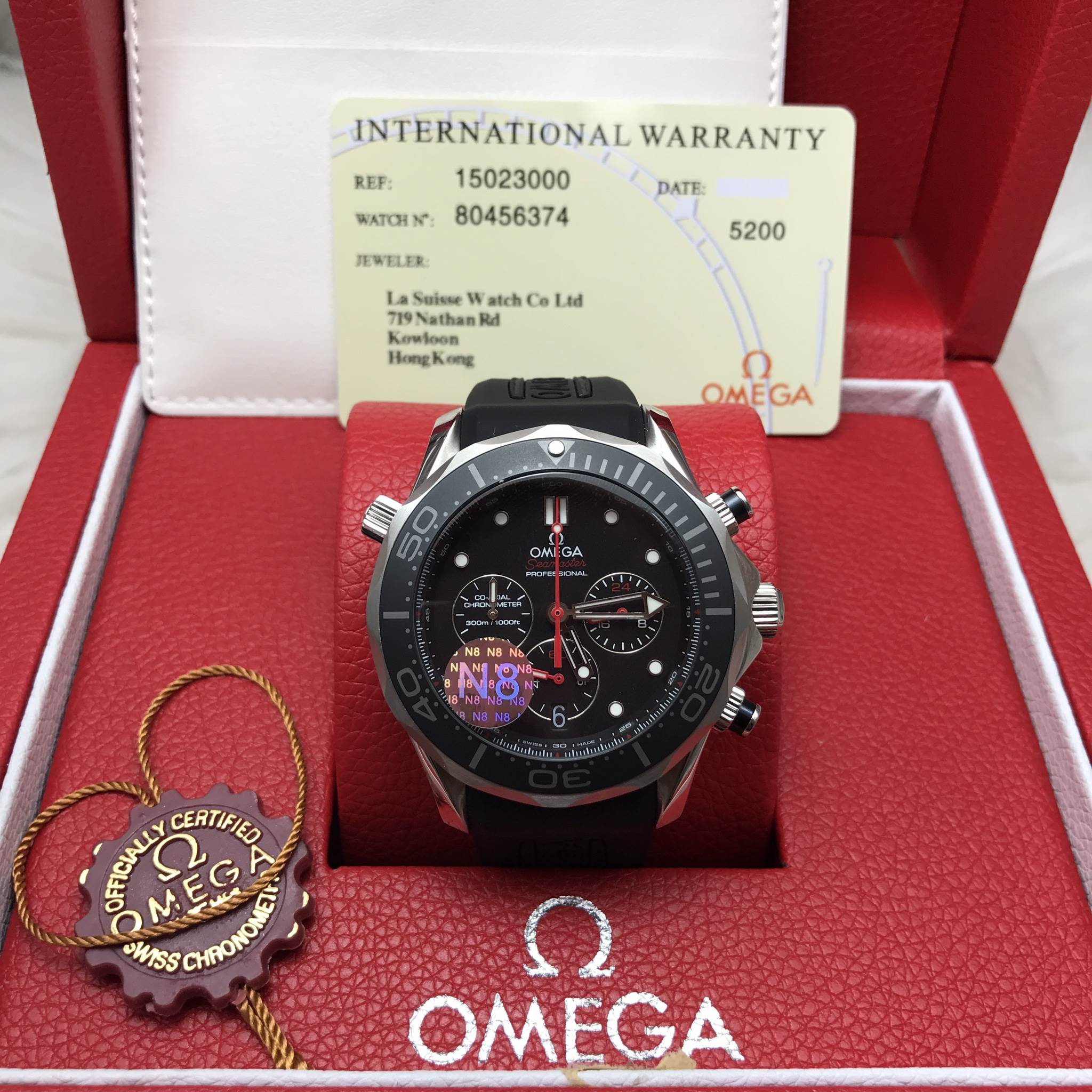 นาฬืกา Omega รุ่น Seamaster Chronograph America's Cup 2013