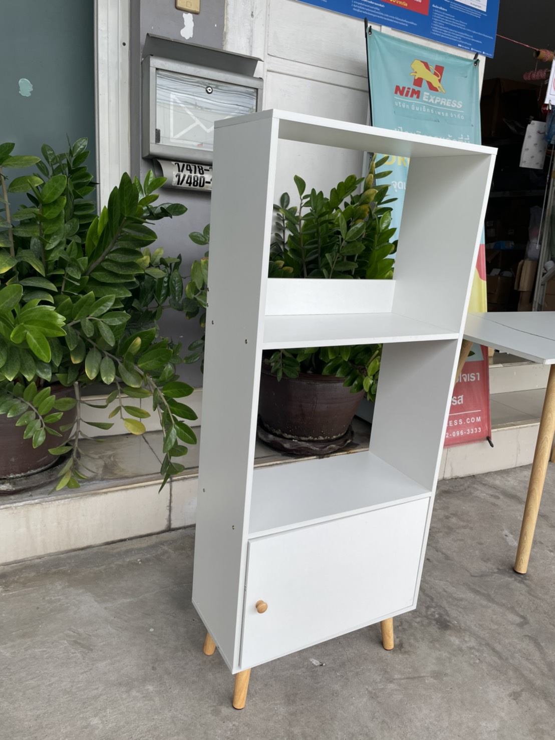 ชั้นวางของพร้อมตู้ ชั้นและตู้วางของอเนกประสงค์ เฟอร์นิเจอร์จัดแต่งบ้าน สไตล์มินิมอล