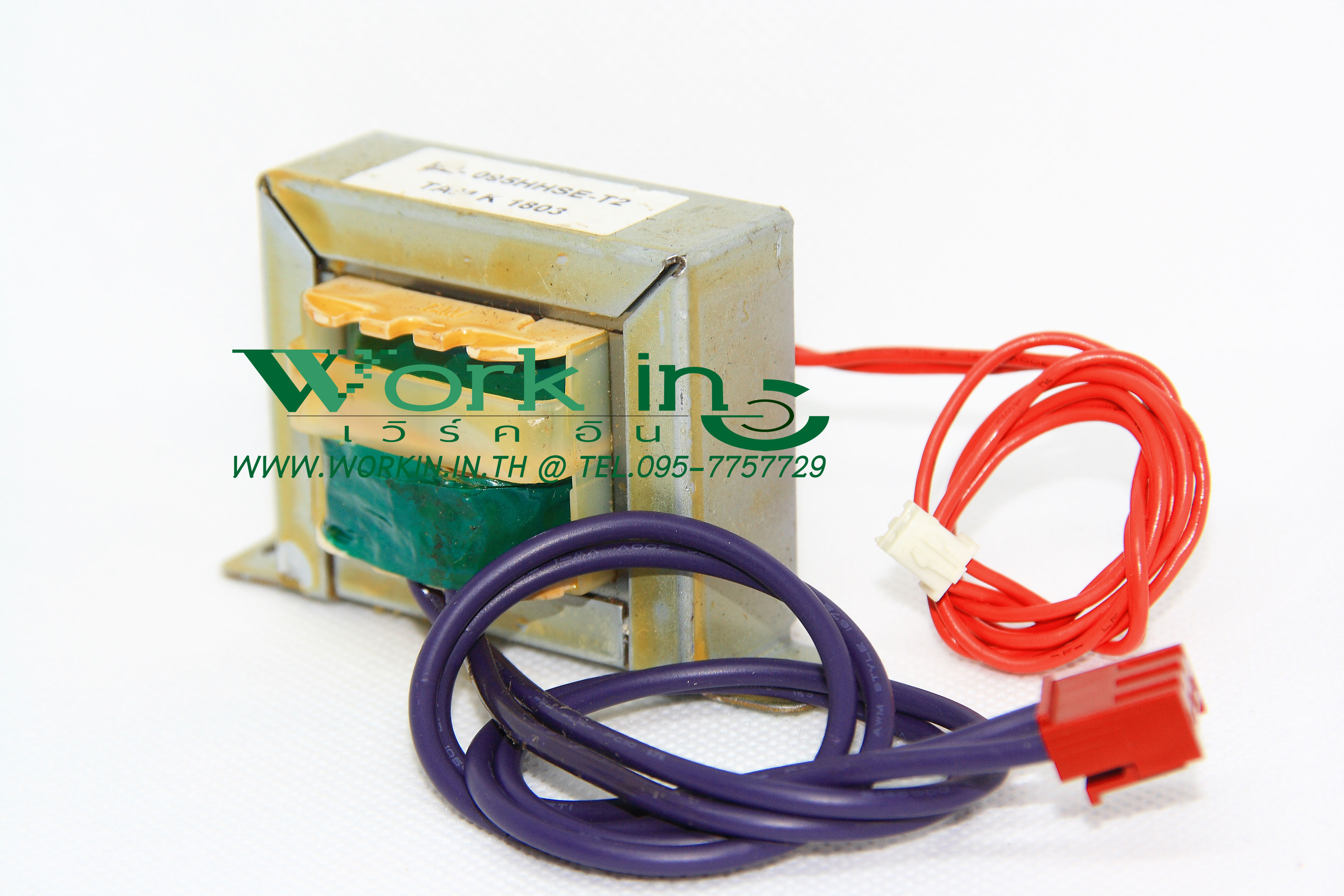 หม้อแปลงไฟฟ้า 12Vac800 mA 230 V