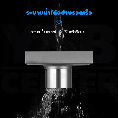 ตะแกรงระบายน้ำ กันกลิ่น กันแมลง ระบายน้ำได้เร็ว ปูกระเบื้องทับได้ สแตนเลสแท้ 304 CM0008 - CM0012