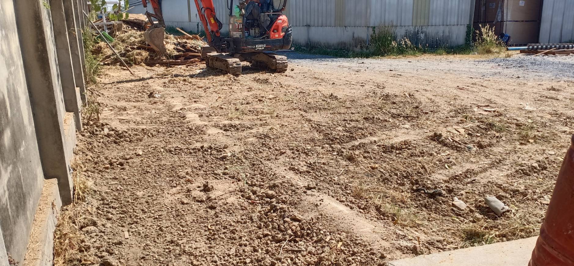 หน้างานบางเสาธง 660 ตรม.