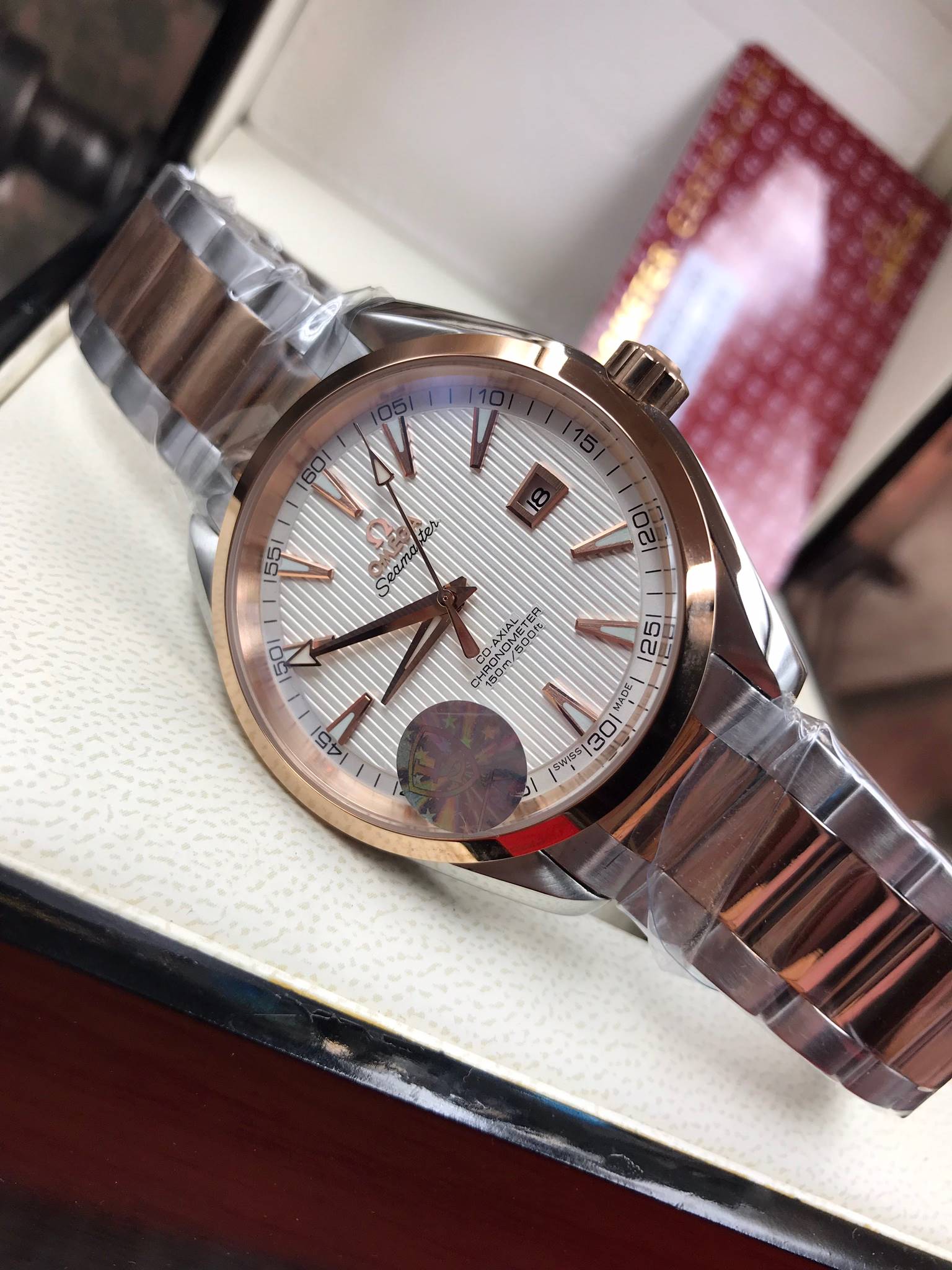 นาฬิกา Omega Seamaster Aqua Terra 150M New Version 2K งานเกรด Top Mirror Swiss