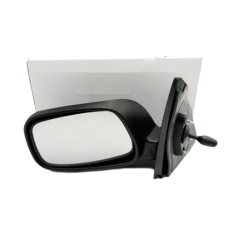 กระจกมองข้าง TOYOTA VIOS(วีออส) โฉมแรก รุ่นปรับมือ สีดำ(งานไม่ทำสี) ปี2003-2006 -ราคาต่อข้าง-