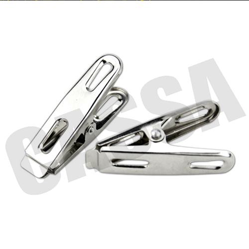 CASSA CLIP-5X1.2X1.7 คลิปหนีบผ้าแสตนเลส แพค20ตัว (ขายส่ง 24แพค)