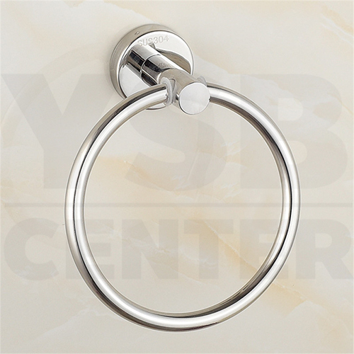 ห่วงแขวนผ้า ห่วงแขวนผ้าสแตนเลส 304 แบบเจาะผนัง ฐานกลม รุ่น C1M054-SUS304-859