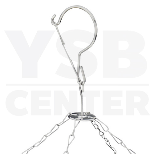 ห่วงตากผ้าสแตนเลสแบบทรงดอกไม้ 20 ตัวหนีบ รุ่น CB0016-CF-20