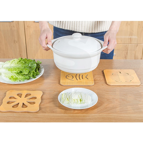 ที่รองหม้อ ที่รองจาน แผ่นไม้รองหม้อ กระทะ ของร้อนต่างๆ พิมพ์ลายการ์ตูน รุ่น C266-PS-08