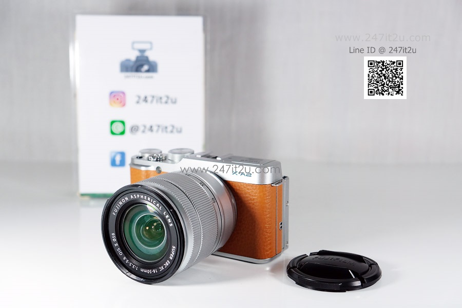 กล้อง Fujifilm XA-2 พร้อมเลนส์ 16-50mm สีน้ำตาล