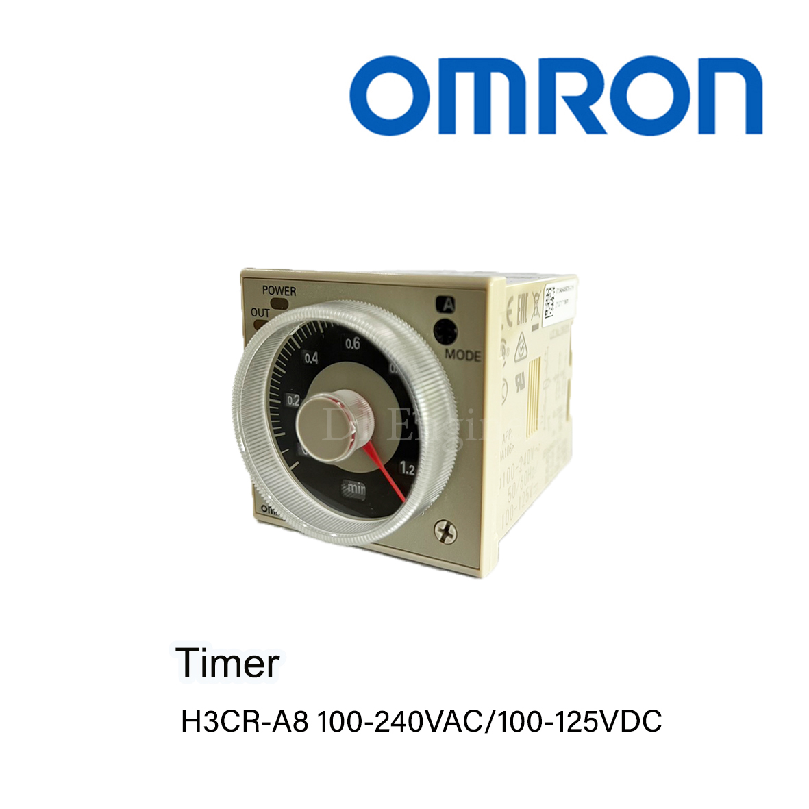 Omron Timer H3CR-A8 100-240VAC / 100-125VDC