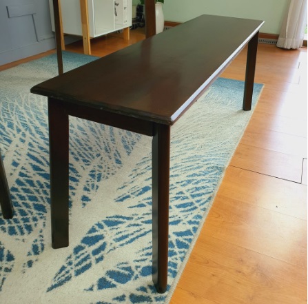 เก้าอี้ เก้าอี้ม้านั่งยาว เก้าอี้ยางพาราแท้ สวยเรียบเนียน ทันสมัย