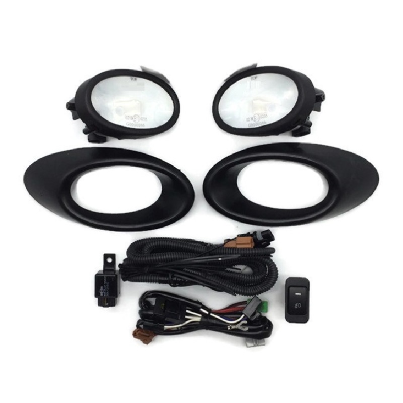 ไฟตัดหมอก/ไฟสปอร์ตไลท์ HONDA JAZZ(แจ๊ส) GD ฝาครอบดำ ปี2006-2007 (ครบชุด) (รับประกัน 6เดือน) (HD362)