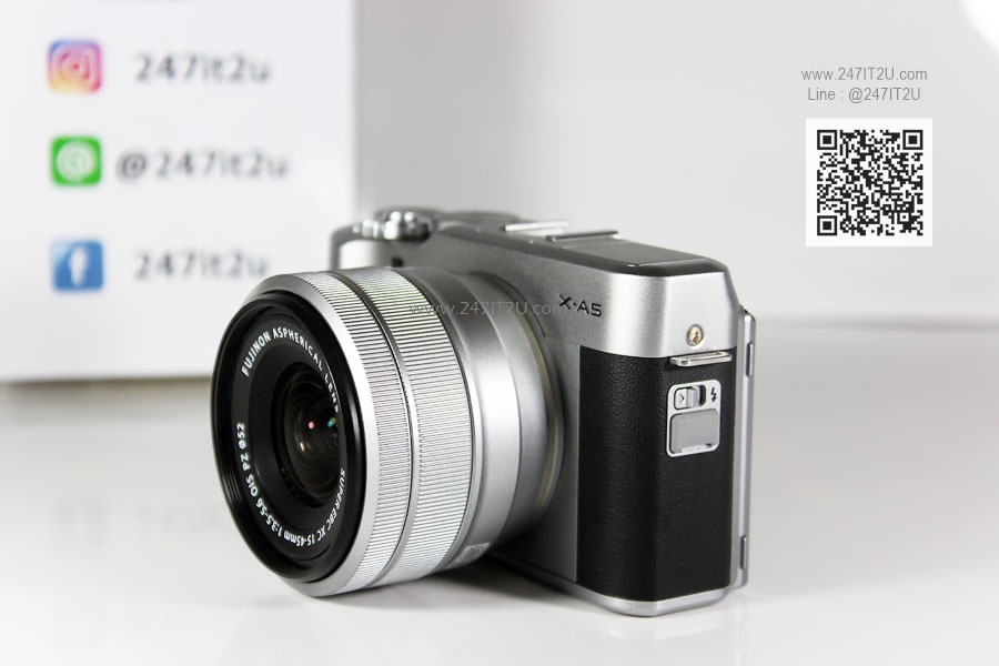 Fujifilm X-A5 + เลนส์ 15-45mm สี silver