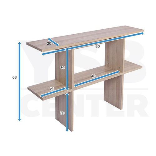 CASSA ชั้นวางของ ชั้นวางหนังสือ ตู้เก็บหนังสือ ชั้นวางอเนกประสงค์ ชั้นตั้งโชว์ ขนาด 80 cm.