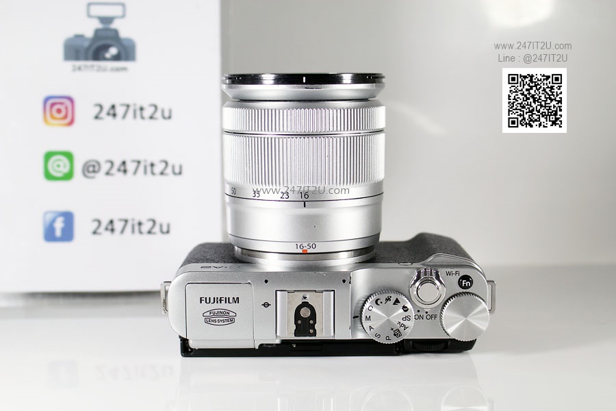 Fujifilm X-A2 พร้อมเลนส์ 16-50mm สี Silver เครื่องศูนย์